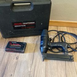Sears Craftsman Industrial Electric Brad Nailer (contact info removed)20 With Case -Works!!!!