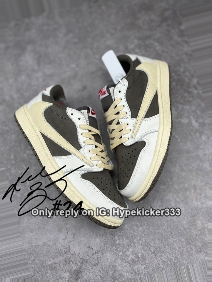 Jordan 1 Retro Low OG Travis Scott Reverse Mocha clean and neat sneaker