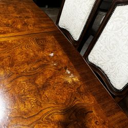 Wood Table With Chairs 