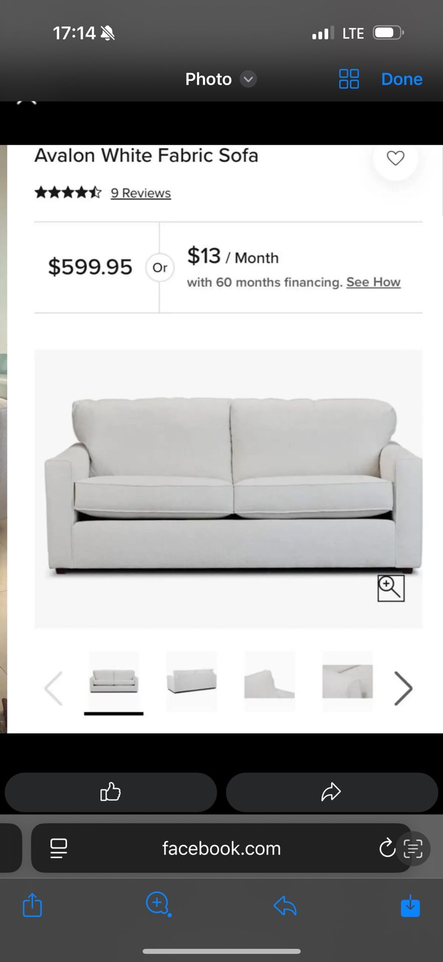 City Furniture Avalon Couch