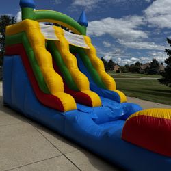 Wet And Dry Blow Up Slide