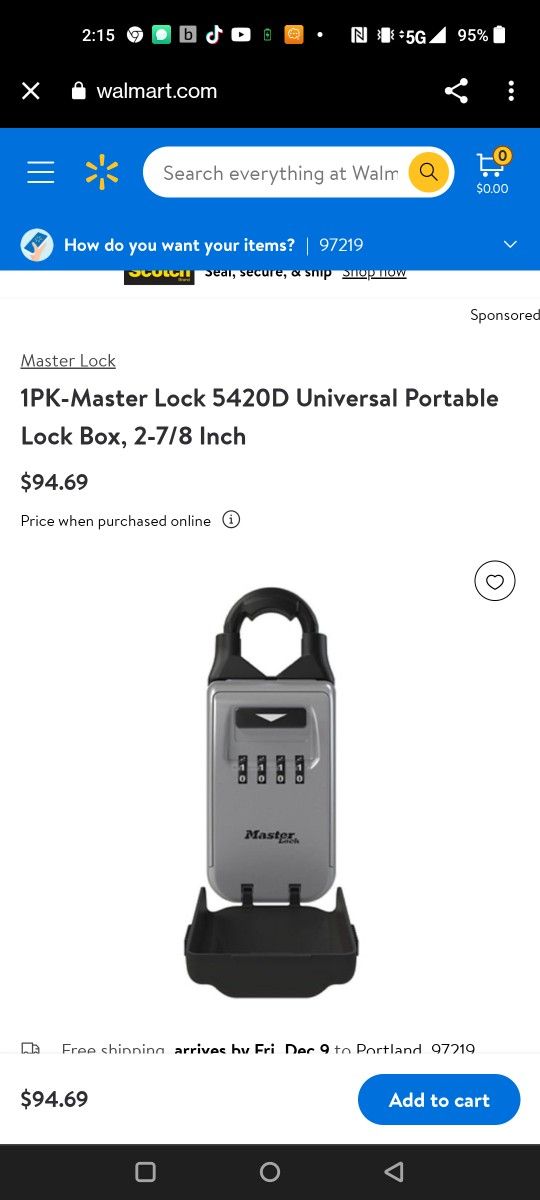 Universal Lock Box 