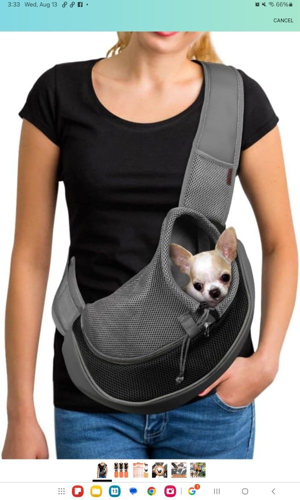 Pet Sling Carrier For Small Dogs And Cats (37)