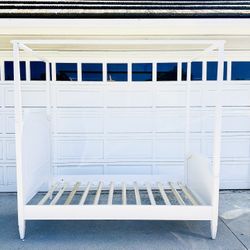 Pottery Barn Ava White Twin Bed
