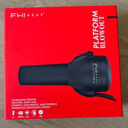 NEW IN BOX!! FHI Heat Platform Blow Out Handle-less Hair Dryer - NEW Black