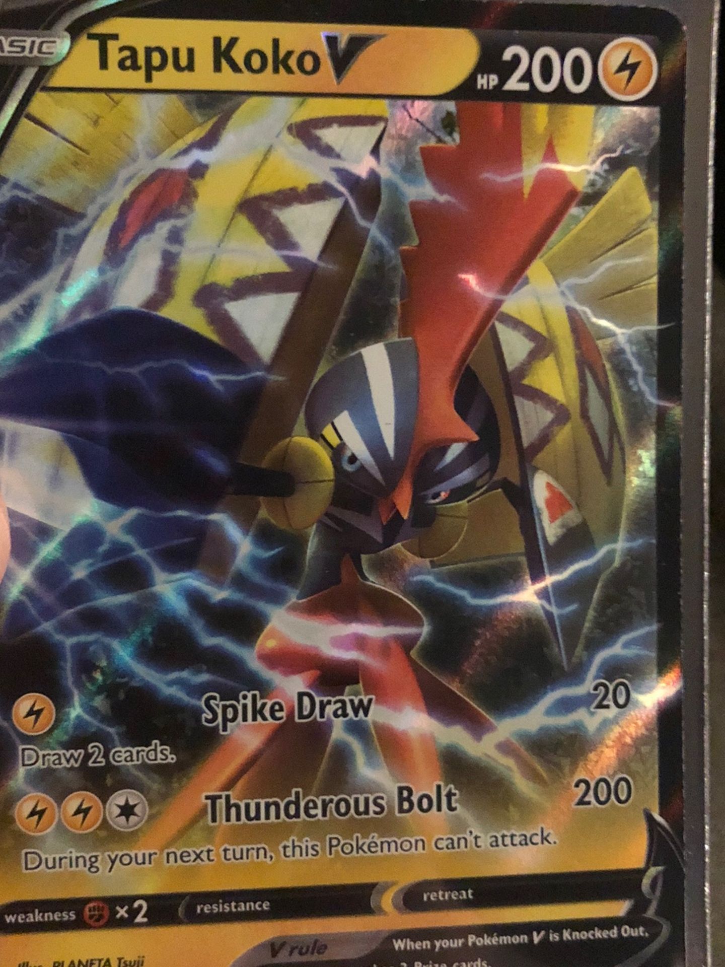 Pokemon Cards Tapu Koku