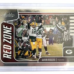 2019 Panini Absolute Football Red Zone Aaron Rodgers