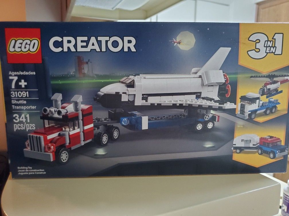 Brand New Lego Creatot 3 In 1 Shuttle Transport 