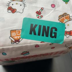 Hello Kitty King Sheets 