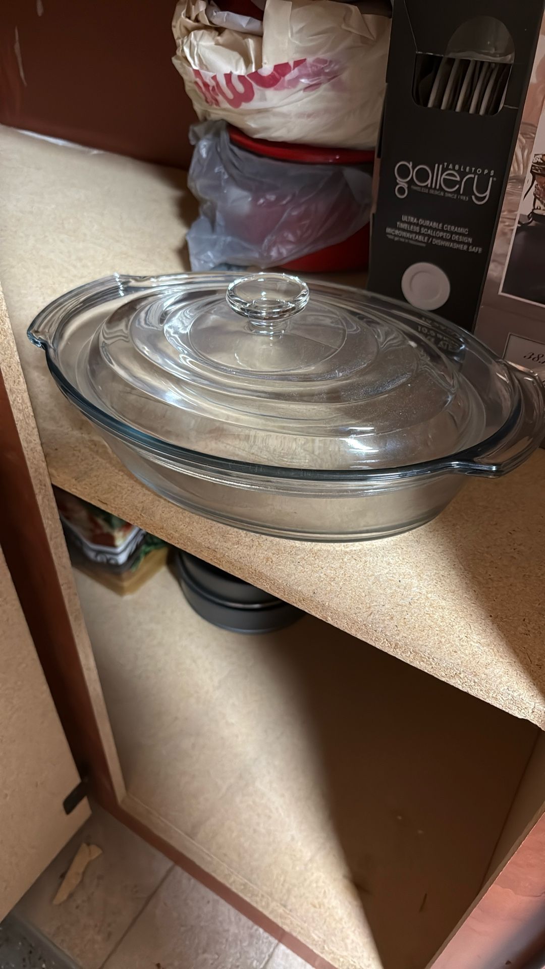Glass Pan with Lid