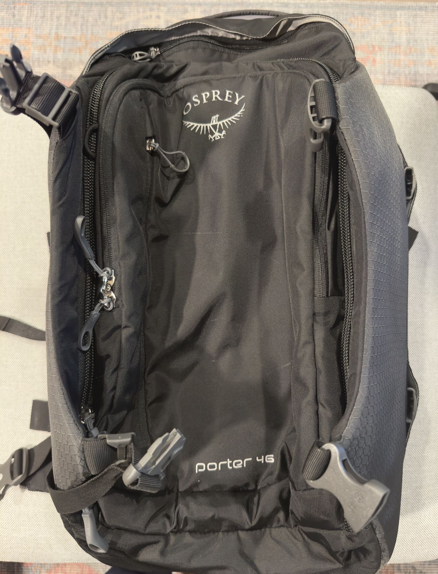 Osprey Porter 46 Travel Backpack (Black)