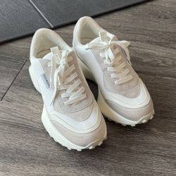 Steve Madden Chunky Sneakers – Cream & Taupe (Women’s 10)