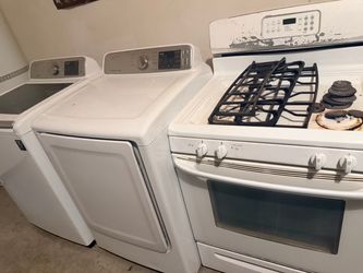 Washer,dryer, stove