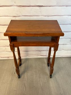 Vintage Antique Dictionary Book Music Stand Lectern Table