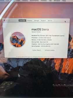 MacBook Pro 2017