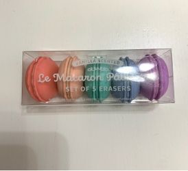 MACRON ERASER SET /MACROON SCENTED / BRAND NEW
