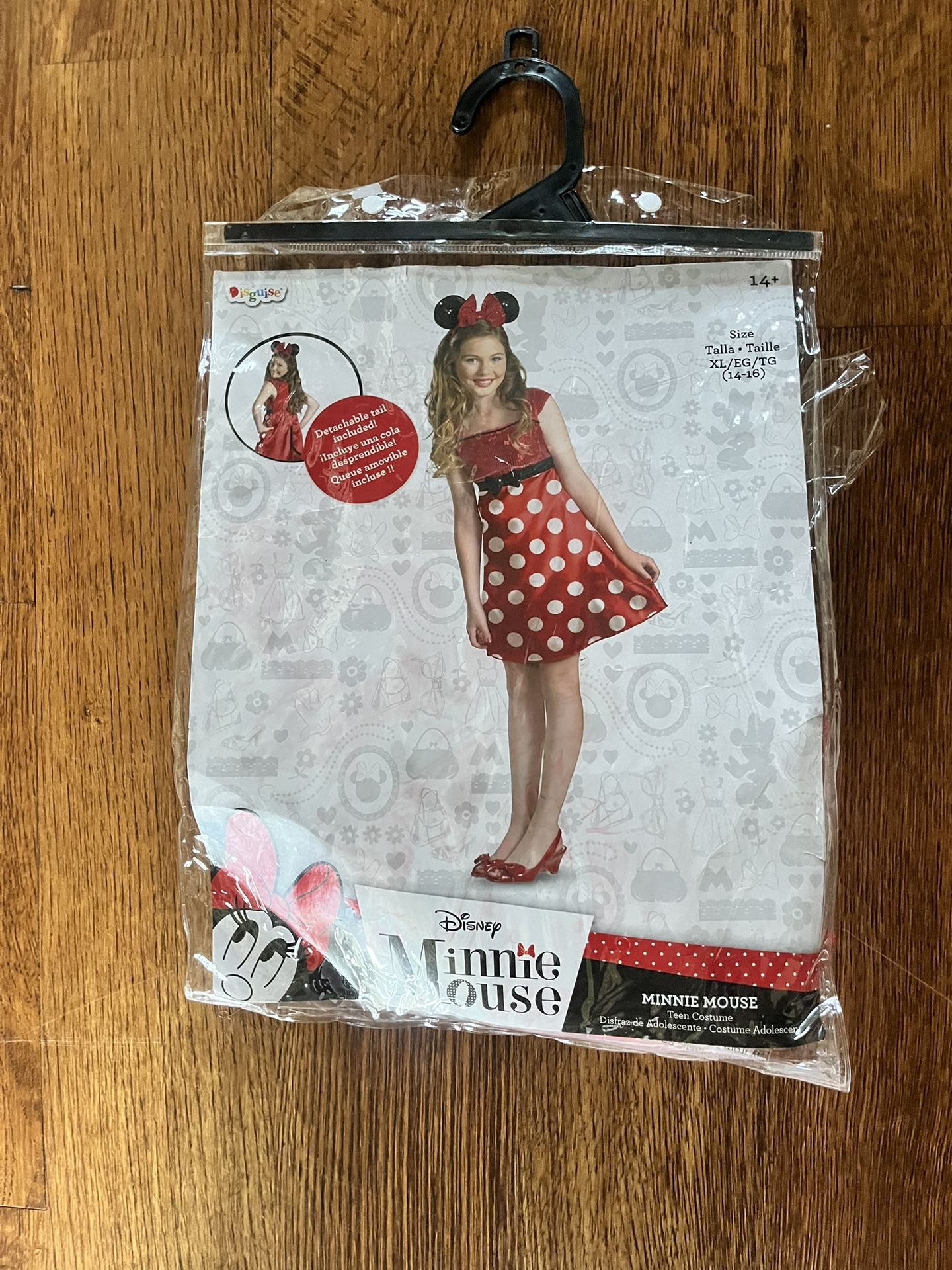 New! Girl’s MINNIE MOUSE Halloween Costume XL 14-16