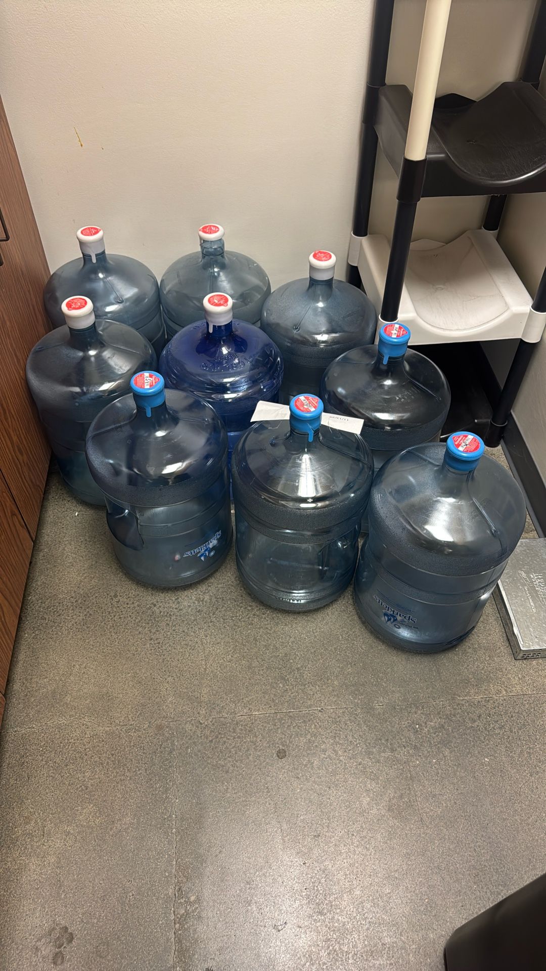 Water Jugs And Water Jug Storage