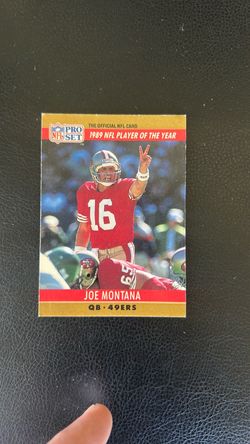 Joe Montana error card