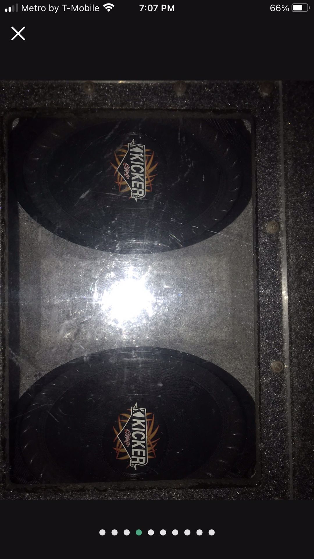 Car Speakers 2 12inch Kicker’s Subwoofer In Custom Box