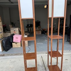 Nightstand with lamp