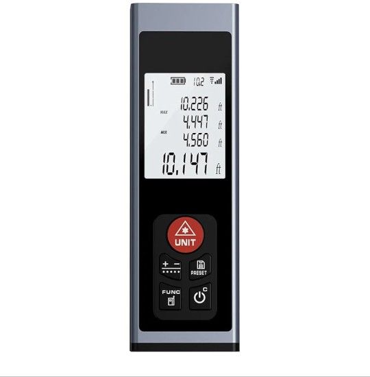 Laser Measuring Tool AquilaPro 197ft/328f t Range Laser Tape Measure ±0.078 Inch Accuracy Compact Laser Measuring Tape with USB Charging Laser Distanc