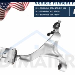 Front Right Lower Control Arm For Infiniti M37 M56 Q70 Q70L 3.7L 5.6L Gas AWD
