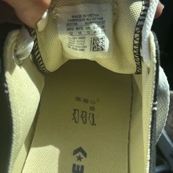 Mens Size 12 Converse Black/white