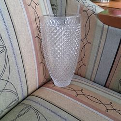 Lead crystal Diamond Point vase