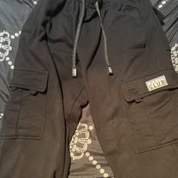 black pro club sweats size S