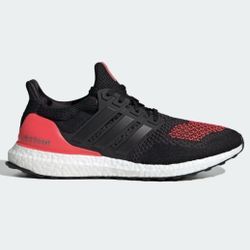 New adidas Ultraboost 1.0 Core Black Lucid Red Men Road Running Jogging Shoes Size 11.5
