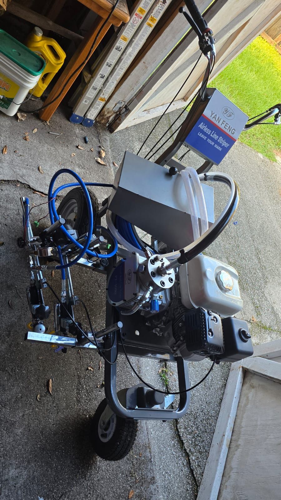 Make Money Painting Parking Lots – Airless Line Striper Ready to Work