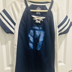 Majestic Chargers Jersey Size Med