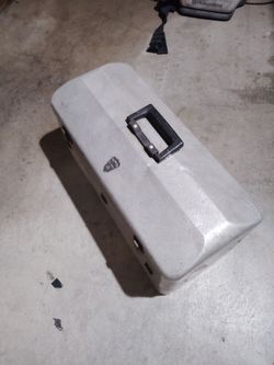 Vintage "My Buddy" Fishing Tackle Box Full of Lures