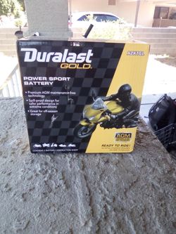 Duralast gold Power Sport Battery AZX16L*NEW*