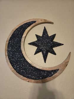 Moon and Star Wall Decor