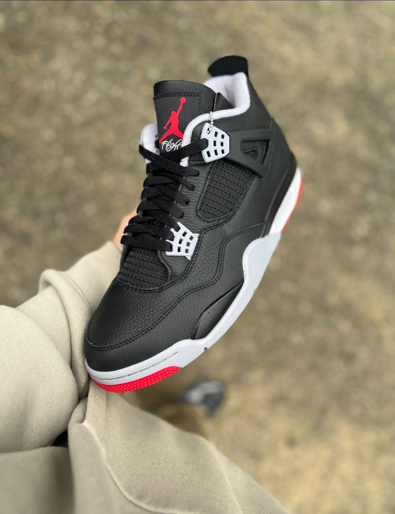 Jordan 4 Bred Reimagined Size 9m