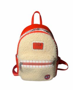 Loungefly Disney Marvel Spider-Man Faux Fur Mini Backpack