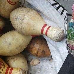 Vintage Bowling Pins/Balls