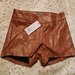 Wild Fable faux leather shorts