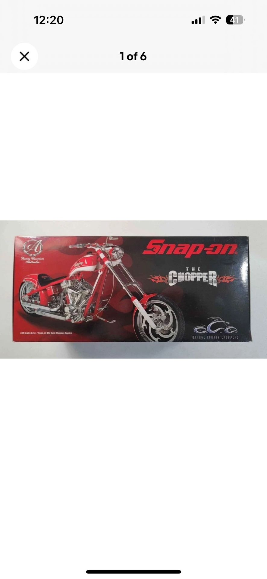 Snap-On “The Chopper” 2004 1:10 Die-Cast – $100 OBO