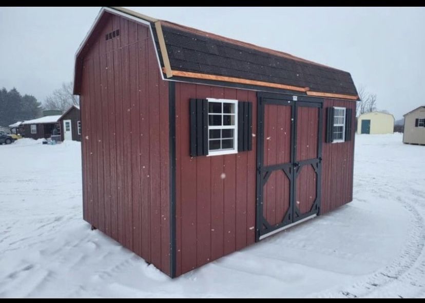 8x14 Carolina Dutch Barn! Finance For $66/Month! Buy Outright For $3,188!