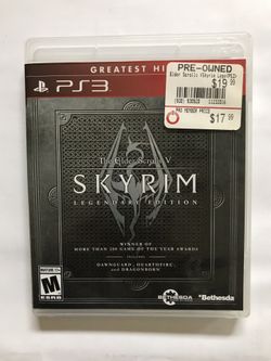 PS3 SKYRIM - Legendary Edition