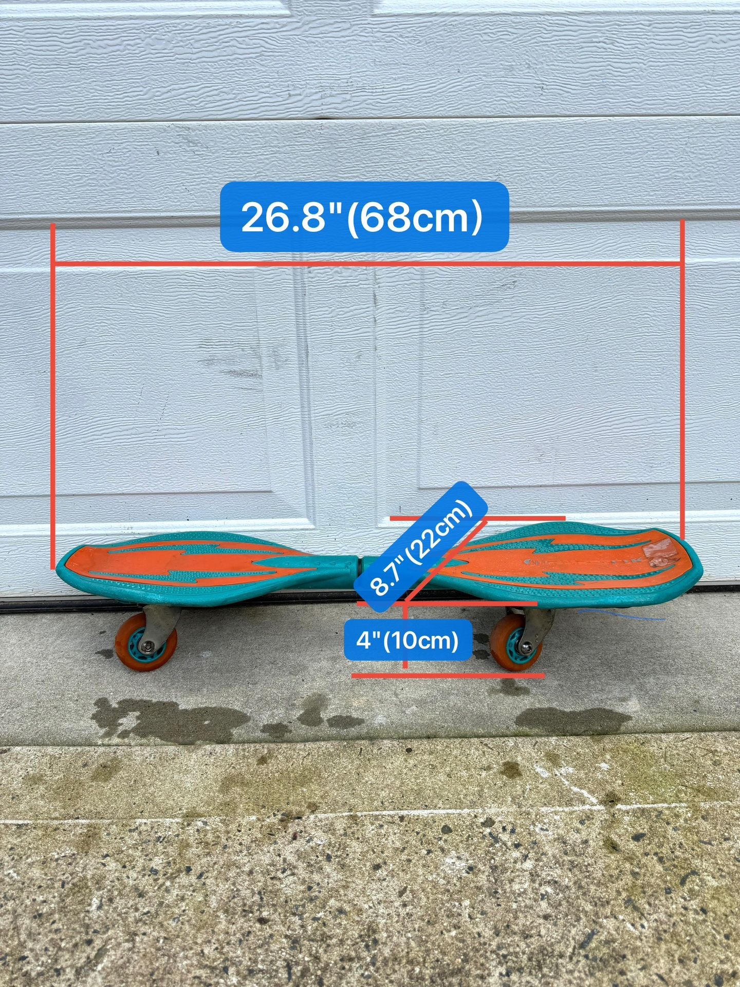 26.8" RipStik Brand 2-wheel Skateboard