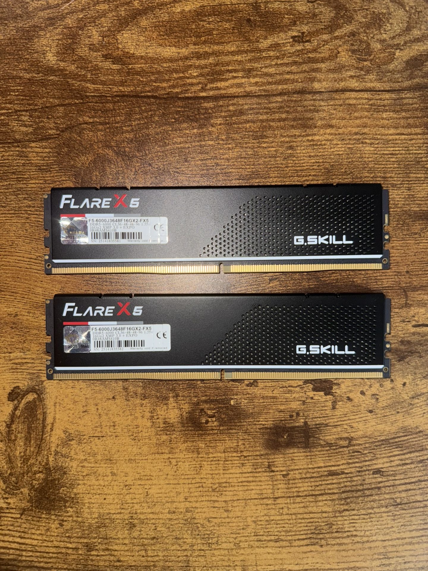 G.SKILL Flare X5 DDR5 32GB (2x16GB) 6000MHz CL36 RAM – F5-6000J3648F16GX2-FX5