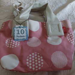 New Pink Purse 10 Pocket $5
