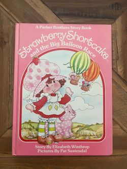 Shortcake and the Big Balloon Race Hardcover Book (1983) – Near Mint Condition