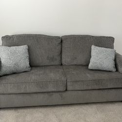 Sleeper sofa (pillows included) With Full Size Mattress 