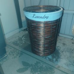 $15 LAUNDRY 🧺 BASKET BAMBOO RATTAN CHANDLER PICK UP $15