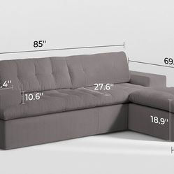 Couch New - Light Gray
